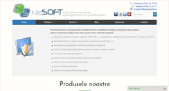 Desktop Screenshot of nicsoft.ro